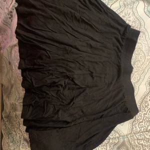 Black flowy skirt